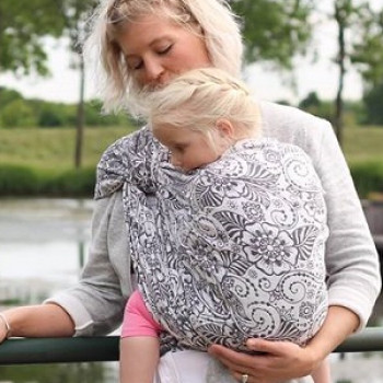 Слинг-шарф YARO SLINGS Ava Contra Grey Confetti (4,6 м)