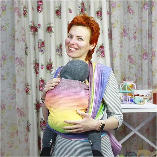 Слинг-шарф GIRASOL Rainbow Dreamer (5,2 м)