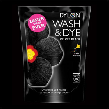 Краска для окрашивания ткани в стиральной машине DYLON Wash &amp; Dye Velvet Black