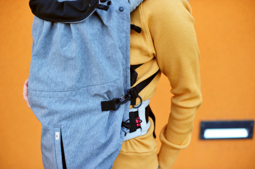 Слінгонакидка MАM Ultra Plus 2-in-1 SoftShell FLeX, сірий меланж