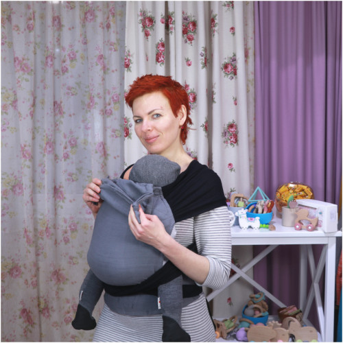 Май-слинг GIRASOL WrapMySol Buckle Oscuro
