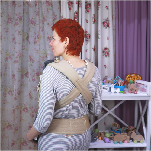 Май-рюкзак HOPPEDIZ BONDOLINO Plus One Size Sand